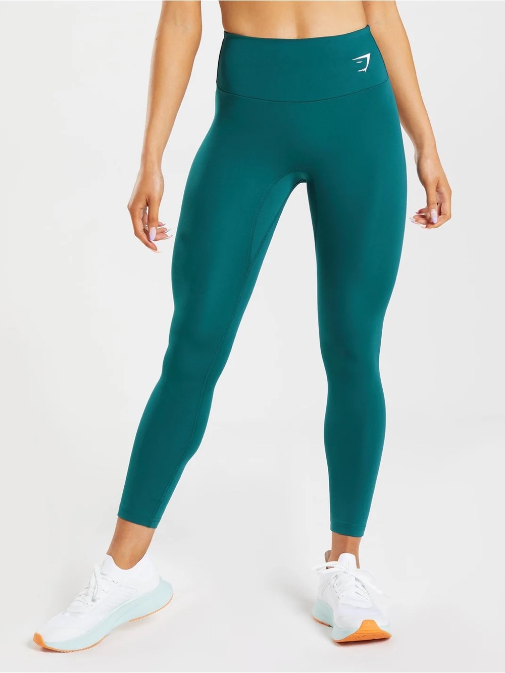 🌻Gymshark Training Leggings Winter Teal High Rise Workout Activewear Size S